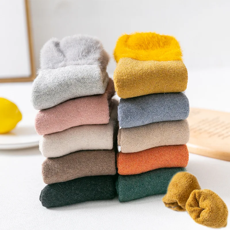 Зимние толстые носки из шерсти мериноса женские для бега супер зимние теплые