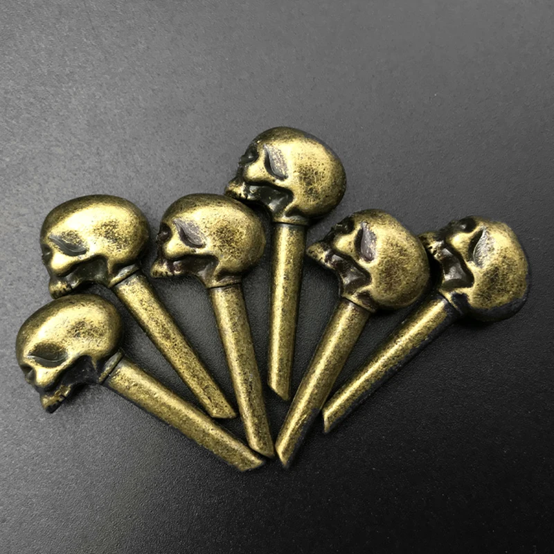 6 шт. металлические концевые штифты для акустических гитар|Детали и аксессуары