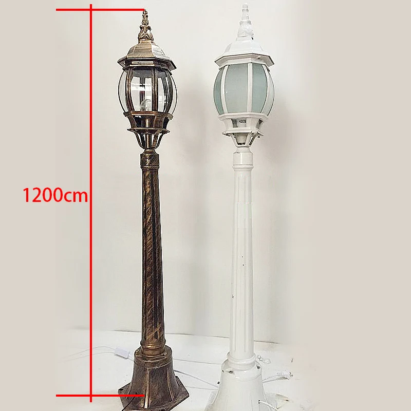 Уличный светильник из кованого железа в стиле ретро 2 шт./лот с удилищем дорожная