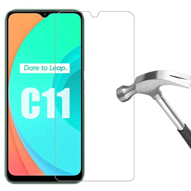 Защитное стекло 9H для Oppo realme c11 Realme C 11 3 шт. | Мобильные телефоны и аксессуары