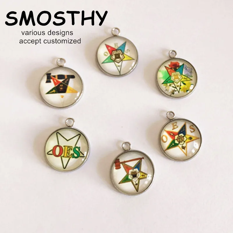 Новый заказ Восточной Star Висячие браслеты с подвесками Сделай Сам 18 мм сталь