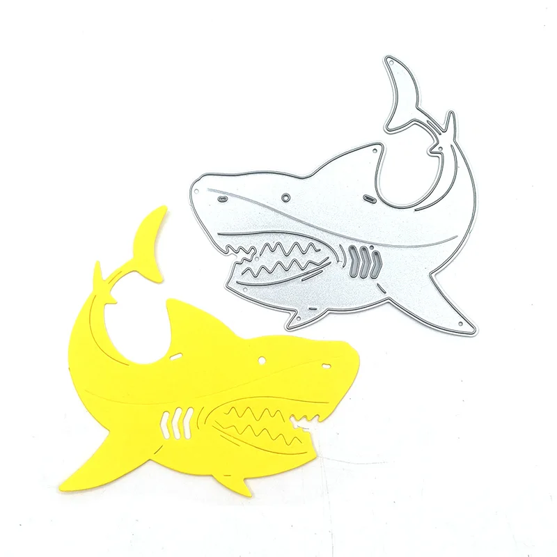

Julyarts Shark Metal Dies Cutting for Scrapbooking Craft Dies Embossing Stencil for Handmade Paper Card Making Scrapbooking