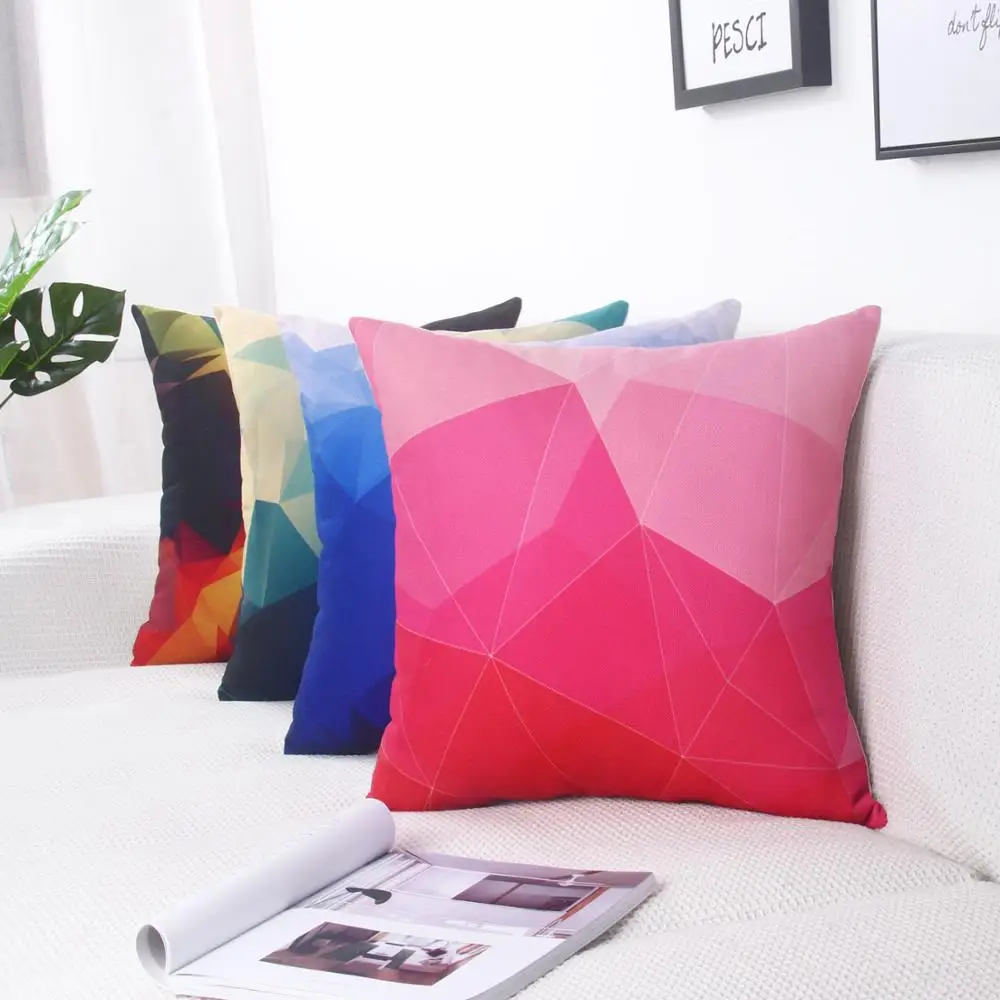 

Zeroomade градиент Цвет Thorw Pilowcases Чехлы 100% хлопок квадратный синий чехол для подушки для на диван-кровать для дома Декор подарок