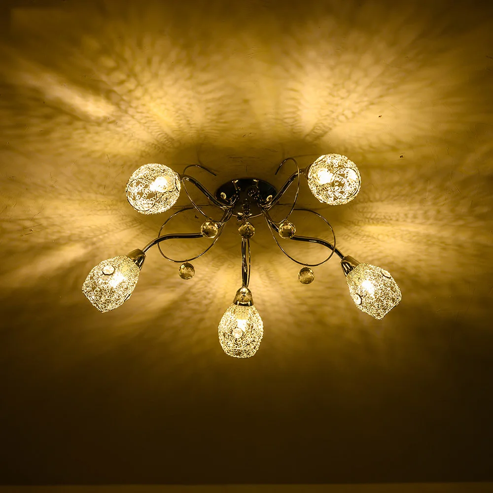 

Современные светодиодные люстры, домашнее украшение для гостиной, спальни, кабинета, комнатная люстра с кристаллами, осветительный прибор
