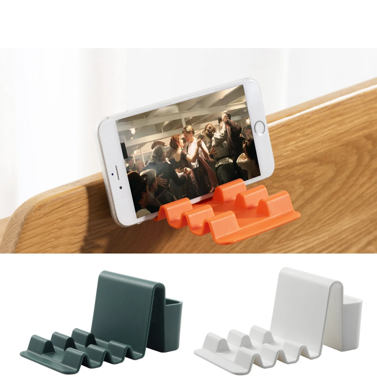 Мини настольный держатель для телефона многофункциональный регулируемый
