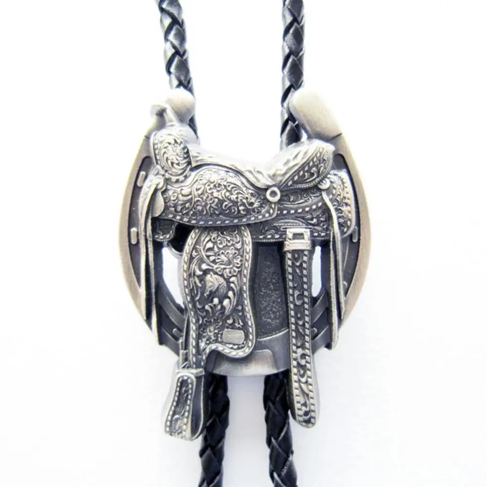 

Retail Bolo Tie (Silver Plating Saddle Horseshoe Bolo Tie) Factory Direct In Stock Free Shipping