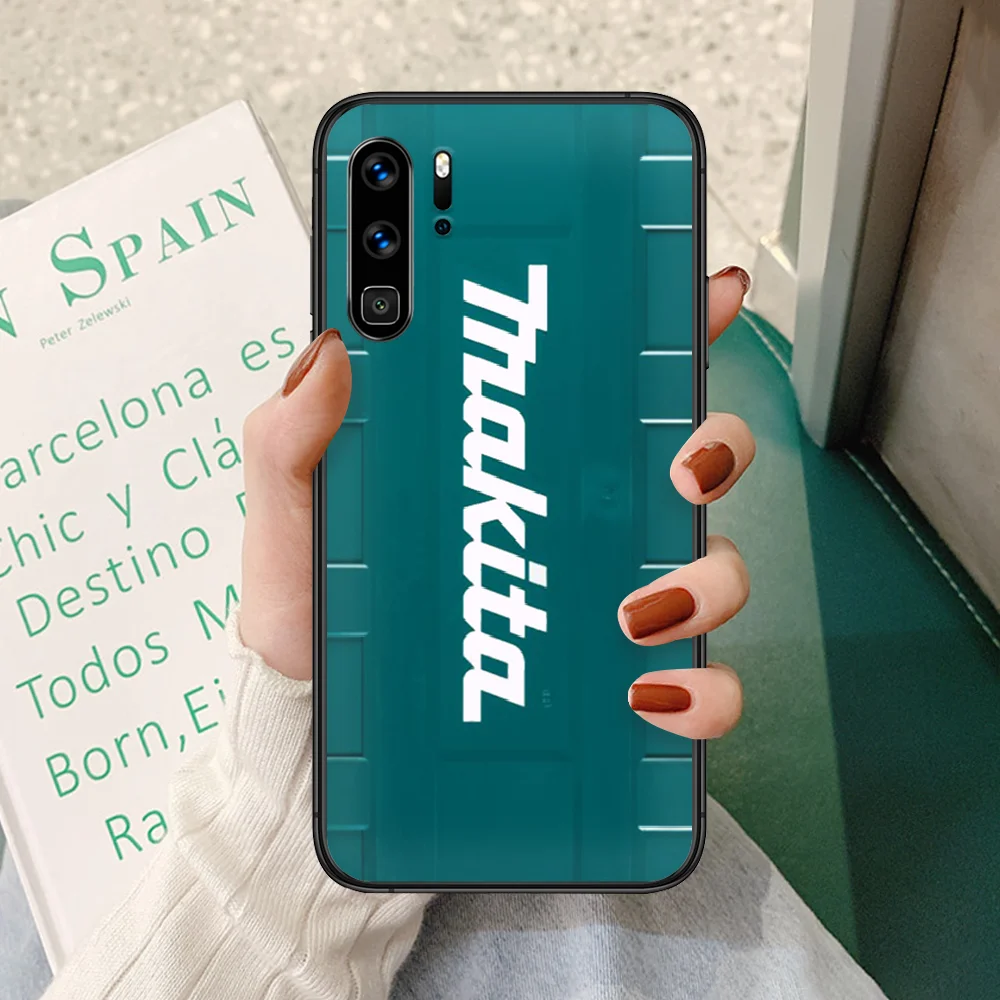 

makita Phone case For Huawei P 9 Smart 10 20 30 40 8 Lite Mini Z 2019 Pro black Etui trend back pretty funda 3D hoesjes silicone