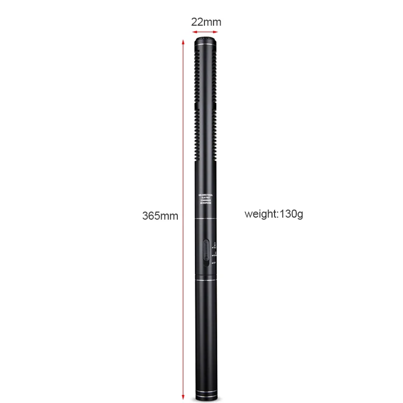 GAM-CF02 Professional Shotgun Interview Microphone Directional Condenser MIC for DSLR DV Camcorders Video Camera Mic | Электроника