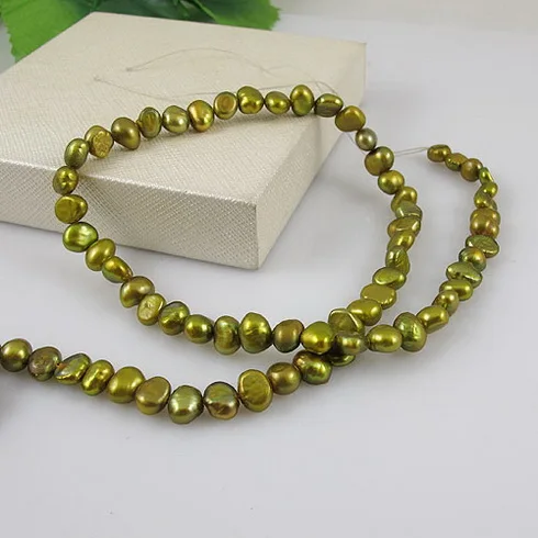 

Свободные ювелирные изделия из жемчуга в стиле барокко AA 4-5 мм коричневого цвета из натурального пресноводного жемчуга один полный прядь "с...