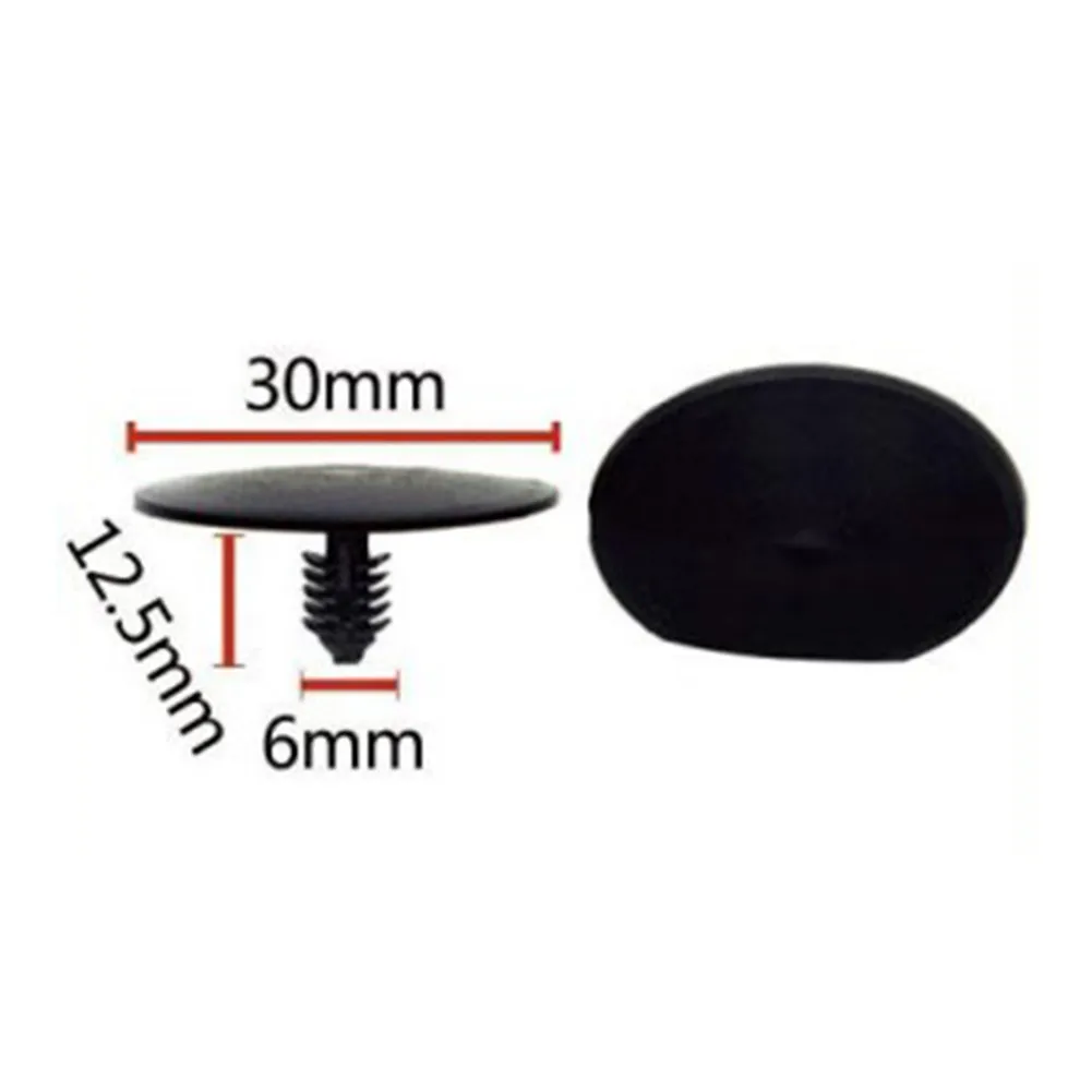 

Parts Rivet Panel Bumper Clips Plastic Replacement Side Skirt Universal 20pcs/kit Accessories Black