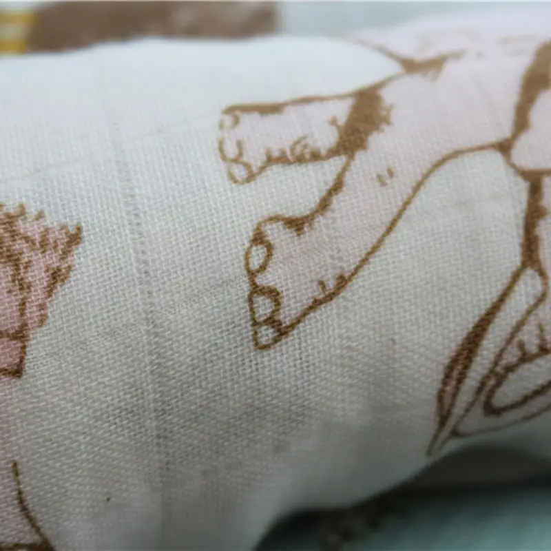 

Muslin Baby Blanket Towel Cloth Organic Bamboo Cotton Soft Breathable Swaddle Wraps Newborn Photography Props Accessories