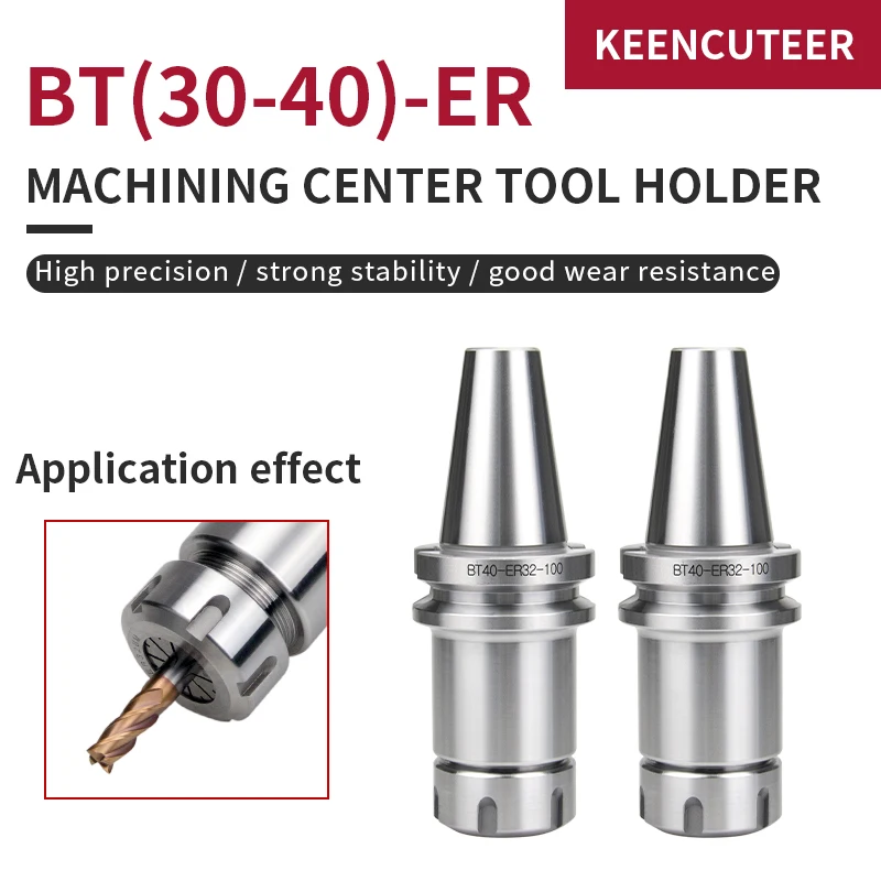 precision 0.003 BT30 BT40 knife shank ER16 ER20 ER25 ER32 ER40 70 100L knife shank for CNC machining center spindle tool holder