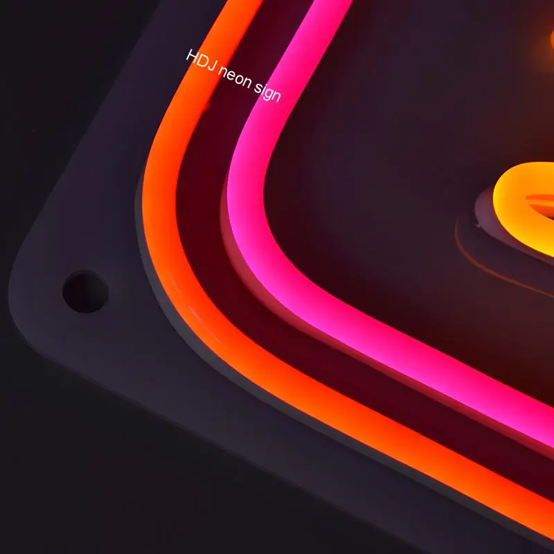 Индивидуальные розовые сисветильник оновые вывески с подсветильник кой 24 часа