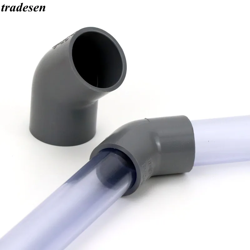 Соединитель для полива сада 45 градусов 1 шт. серый размеры 20-63 мм | Обустройство