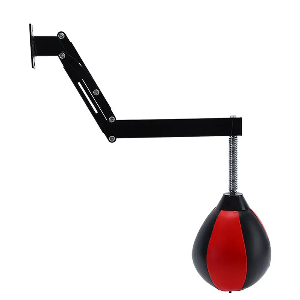 Fitness Speed Balls Pear Boxing Punching Speed Bag Wall Mount Height Adjustable Thai Reflex Speed Balls For Fitness Equipment