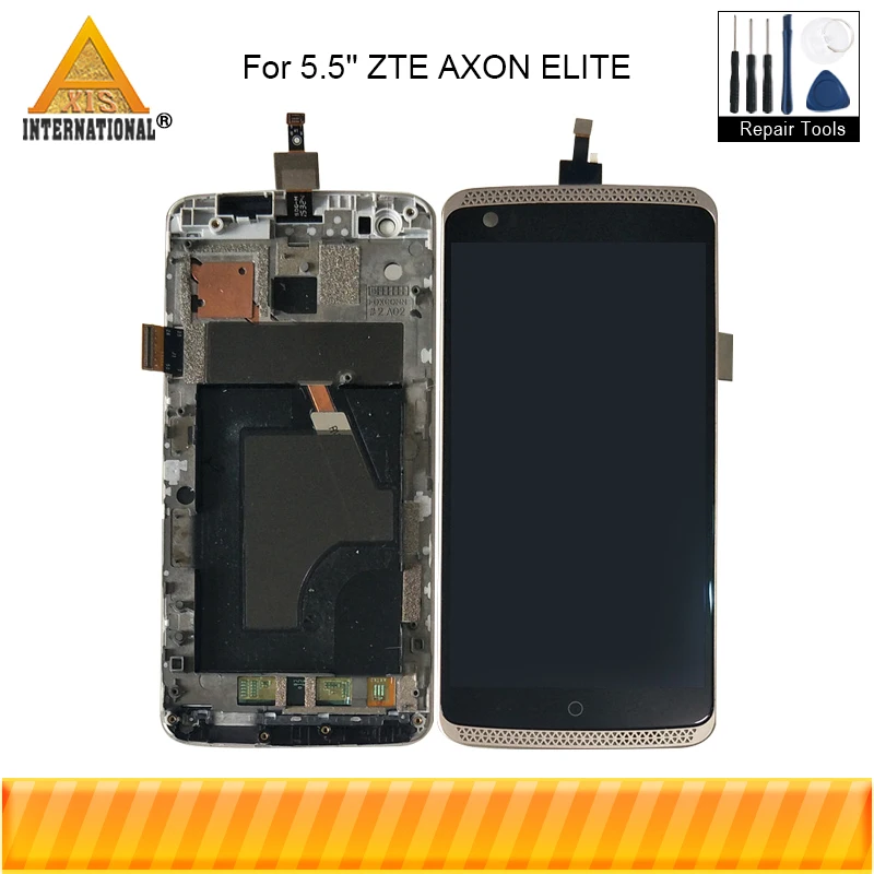 Оригинал Axisinternational 5 ''для ZTE AXON ELITE A2015 A2016 ЖК-экран + сенсорная панель