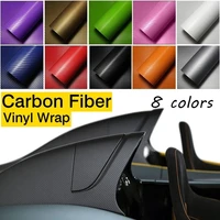 car stickers universal bumper door sill 3d carbon fiber decal vinyl auto wrap sheet roll protective decoration waterproof 1pc