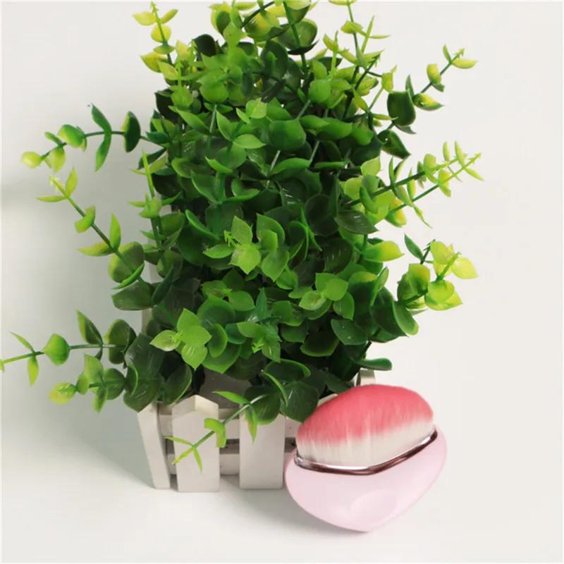 

Fashion Foundation Base Contour Make Up Brush Kawaii Pink Powder Blush Makeup Brush For Shading Bronzer Concealer Cosmetic