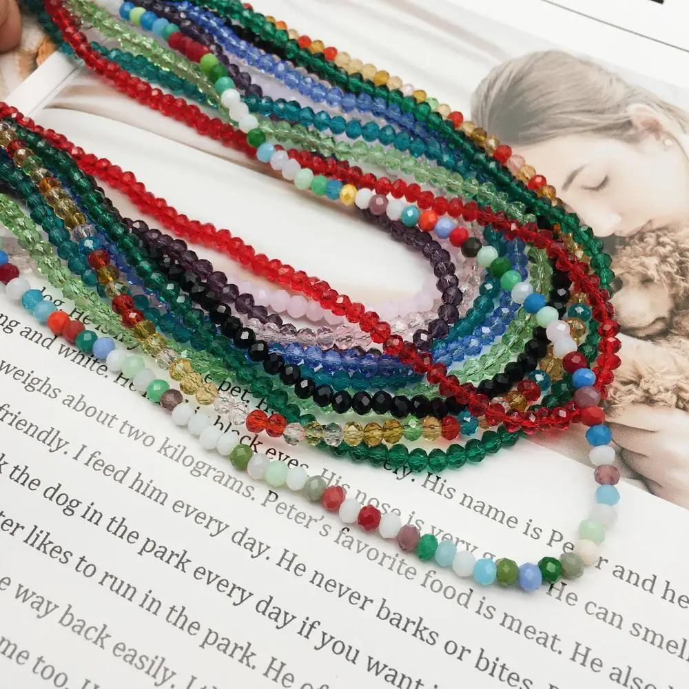 Ожерелье женское 3 х4 Хрустальные Бусины 2020 | Украшения и аксессуары