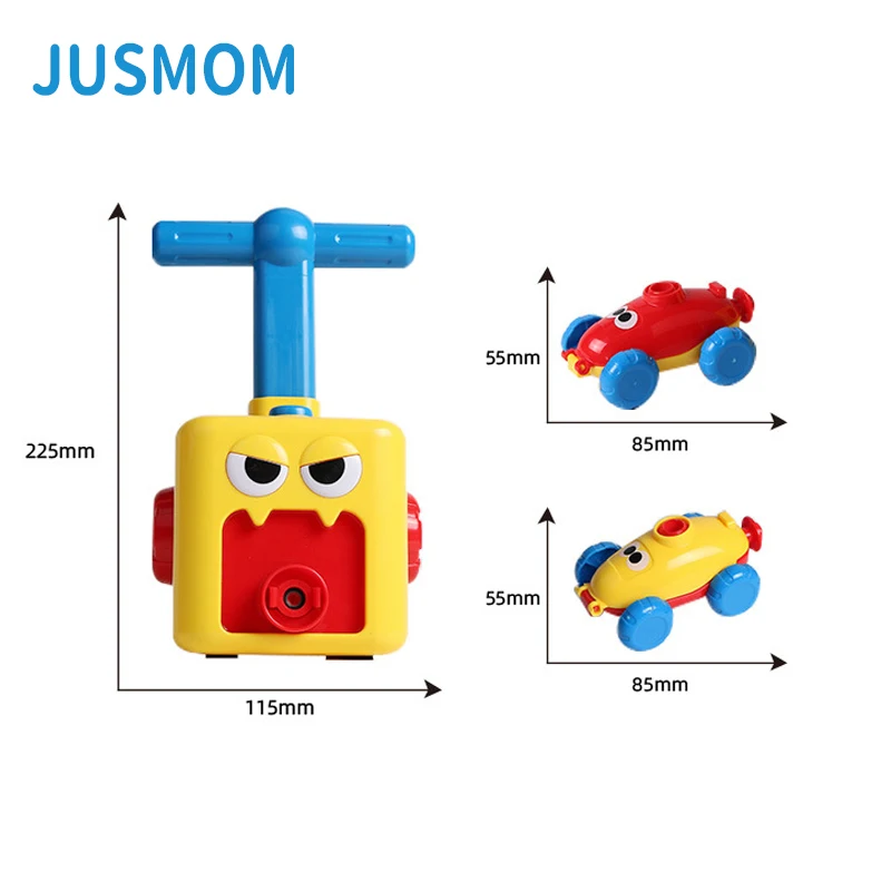

Two-in-one New Power Balloon Car Toy Inertial Power Balloon launcher Education Science Experiment Puzzle Fun Toys for Children