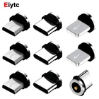 6 шт. универсальные магнитные наконечники для круглого магнитного Кабеля Micro USB Type C магнитные сменные детали для магнитного кабеля адаптер