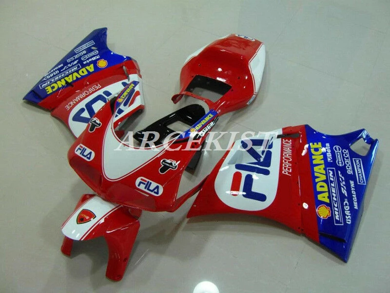 

Injection Mold New ABS Whole Motorcycle bike Fairings kit Fit for Ducati 748 916 996 998 Bodywork set Red blue