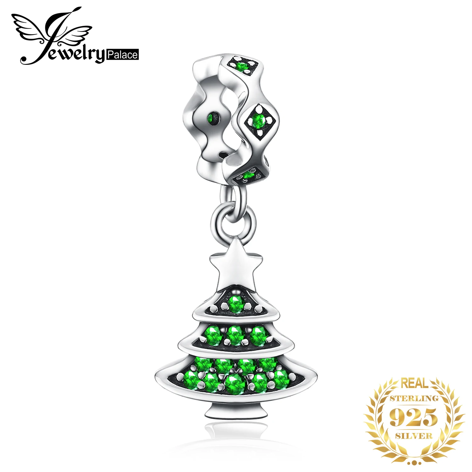 Ювелирное Украшение Рождественская елка бусины из стерлингового серебра 925