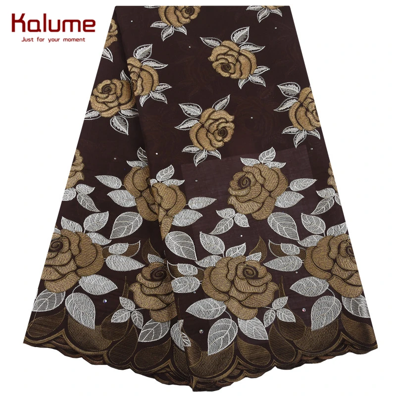 Kalume Новое поступление африканская кружевная ткань в розовом стиле нигерийская