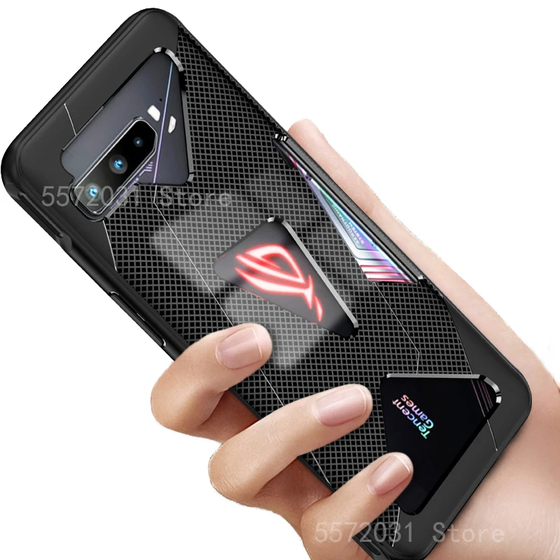 Для ASUS ROG Phone 3 Чехол мягкий силиконовый чехол для телефона ZS661KS 2 задняя