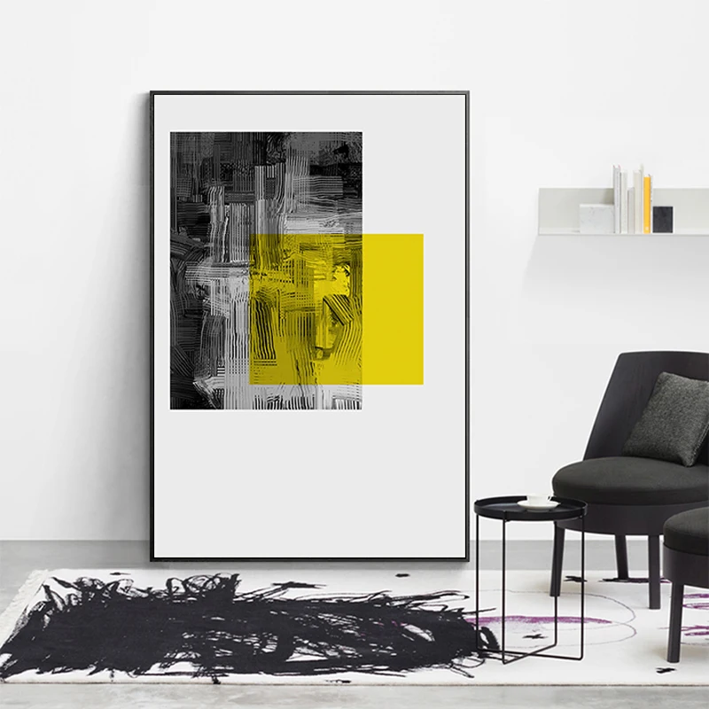 RELIABLI художественные абстрактные картины холст живопись современные квадратные