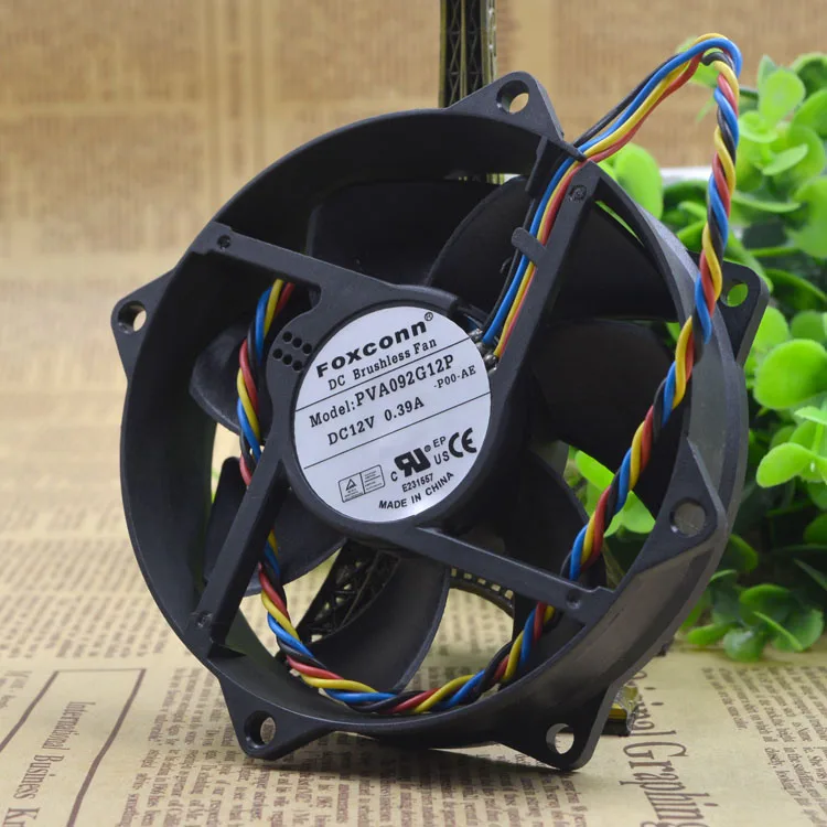 

Новый защитный охлаждающий двигатель 9 см 9025 4 провода PVA092G12P 12 В 0,39a
