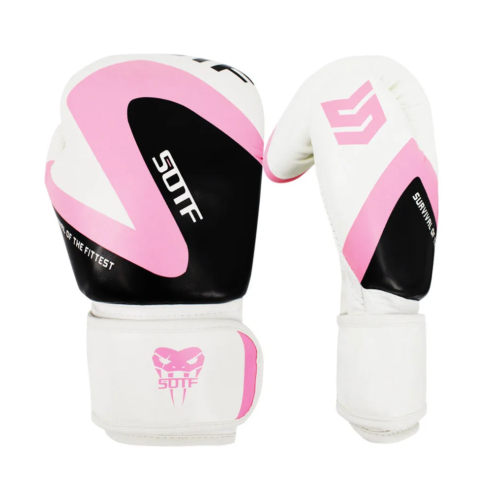 

Thai Equipments FDBRO Muay MMA Pretorian Adults Mitts Train Luva Sanda Leather Boxing De MMA Punching Gloves Women/Men Boxe Wom