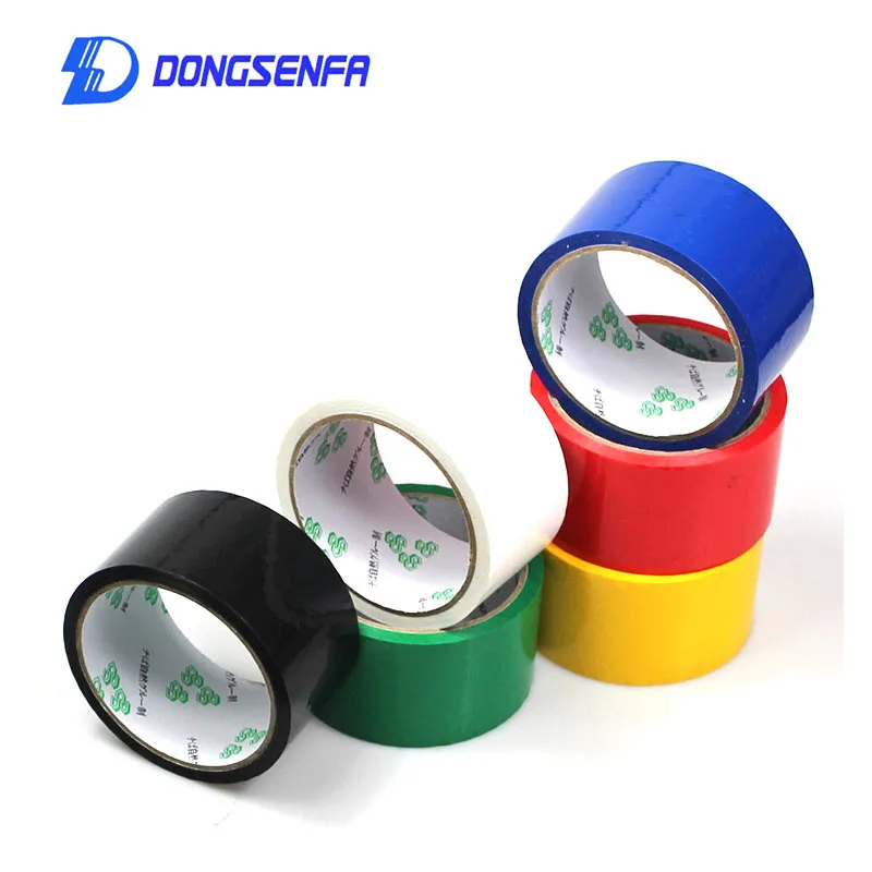 DONGSENFA 1 рулон 40 м цветная лента для упаковки клейкая Упаковочная этикетка