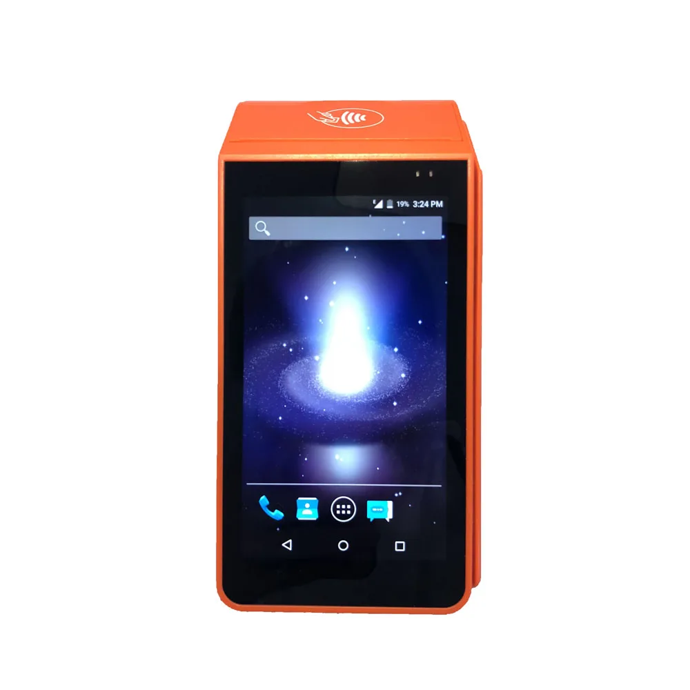 Airtime торговый автомат Android Pos платежный терминал с принтером NFC IC Mag кардридер |