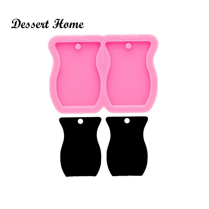 DY0784 яркая ваза изделие из смолы для серьги шоколад силиконовые формы Scentsy банку DIY