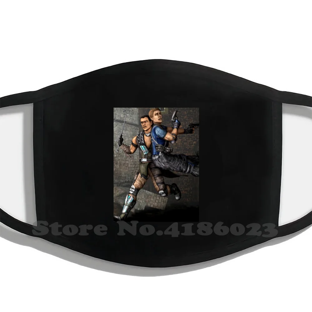 

Battle Team - Kabal And Stryker Fashion Funny Mouth Mask Kabal Stryker Mortal Kombat Mortal Kombat 9 Mk9