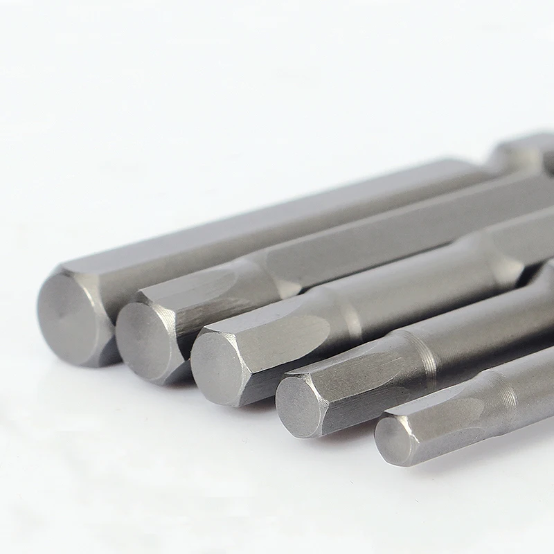 1/4&quotHex Head S2 Magnetic 50/100mm Imperial Allen Screwdriver Bit 1/16 5/64 3/32 7/64 1/8 9/64 5/32 3/16 7/32 1/4 5/16 3/8 inch |