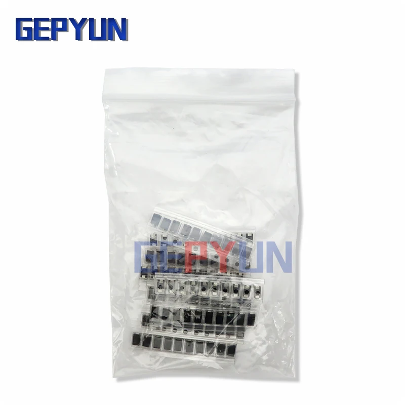 90 шт. 9 значений x 10 шт. 1N4001 1N4004 1N4007 SS14 SS24 SS34 SS16 SS26 SS36 SMD набор диодов Шоттки