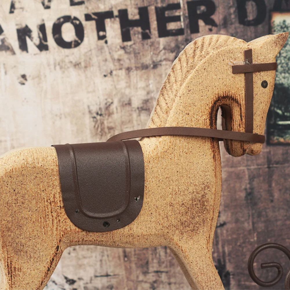 Подарки ретро гостиная деревянная лошадь ремесла Статуэтка Настольный орнамент