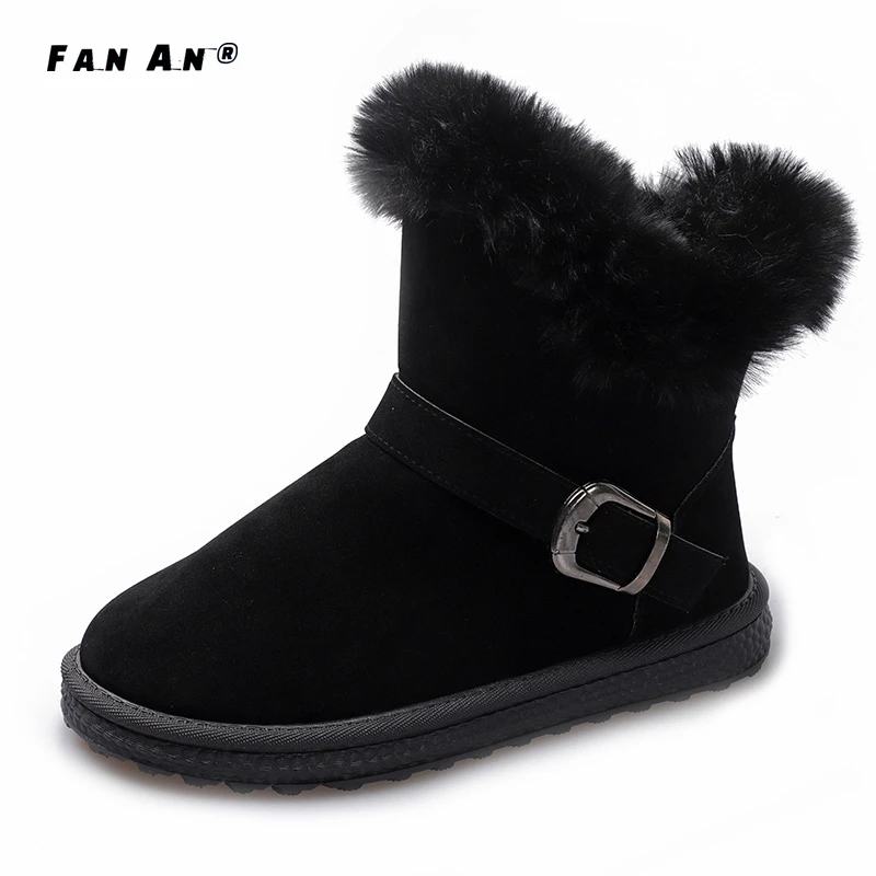 

Женские удобные уличные ботильоны, ботинки для женщин, модные зимние ботинки, женские теплые ботинки на толстом плюше для снега, Повседневн...