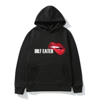 dilf eater european american popular printed hoodie male fallwinter warm sweater tops couples oversized sweatshirt men women
