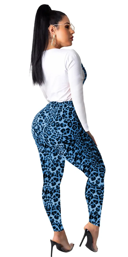 Женский костюм с надписью Adogirl футболка длинным рукавом + леопардовые