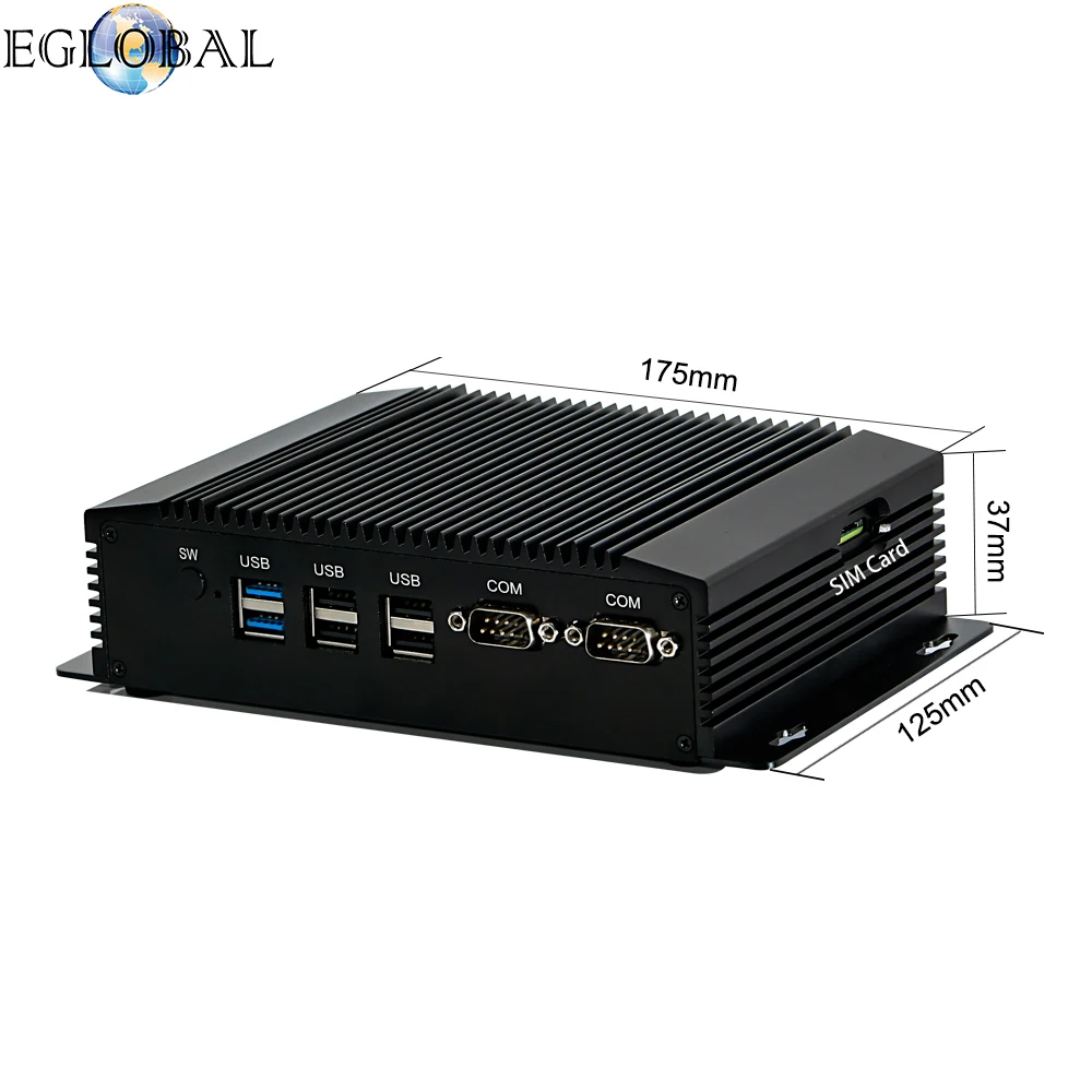 EGLOBAL G2 промышленный встроенный ПК IOT компьютер j1900 Мини Встроенный слот для SIM