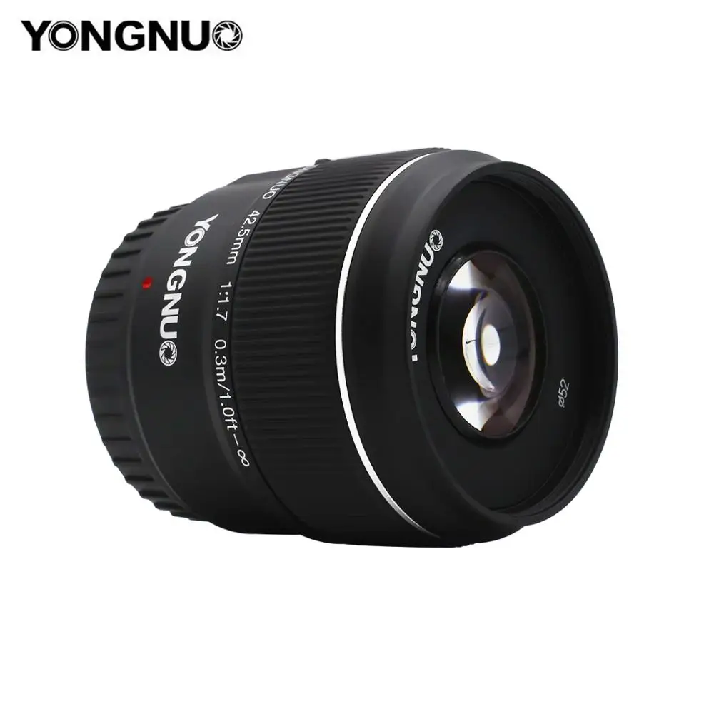 Yongnuo YN42.5mm F1.7 Macro 4/3 System Interface Large Aperture AF/MF Autofocus Standard Fixed Focus Lens Easily Blur Background