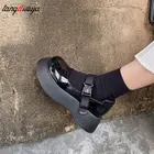 Туфли женские на платформе и толстой подошве, туфли-лодочки для кукол, готическая обувь Мэри Джейн, обувь на платформе для колледжа, В Стиле Лолита