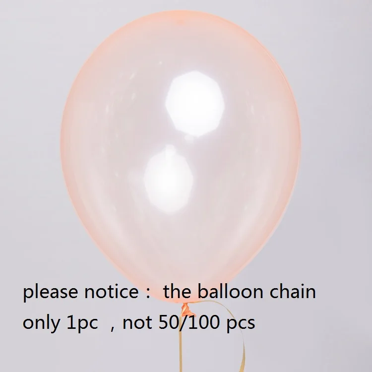 

50/100PCS 10inch no wrinkle Crystal Bubble Balloons birthday Party Decor Transparent Clear Bobo Balloon Garland Wedding Supply