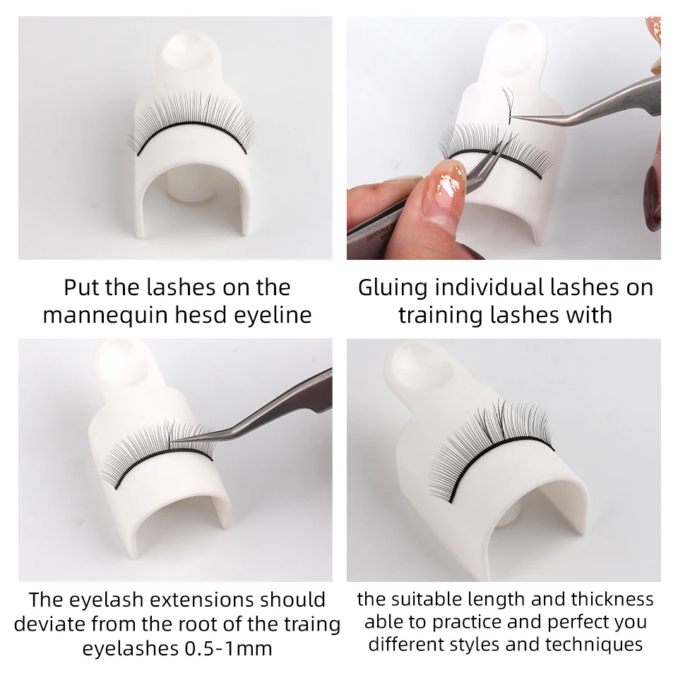 5/10 пар тренировочные ресницы для наращивания аксессуары ресниц - купить по