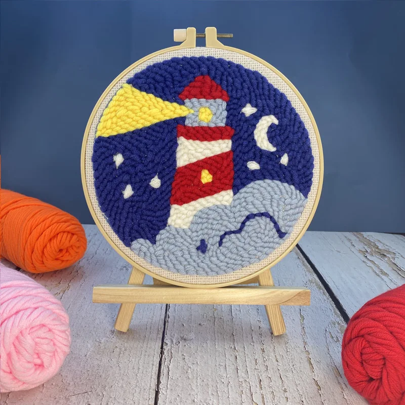 Набор для вышивки сделай сам набор начинающих с рисунком пейзажа рисования