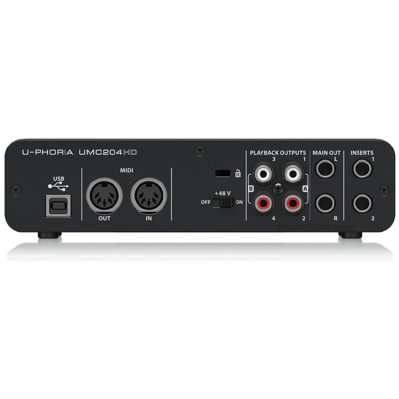Оригинальная новая звуковая карта Behringer UMC204HD независимая внешняя для записи