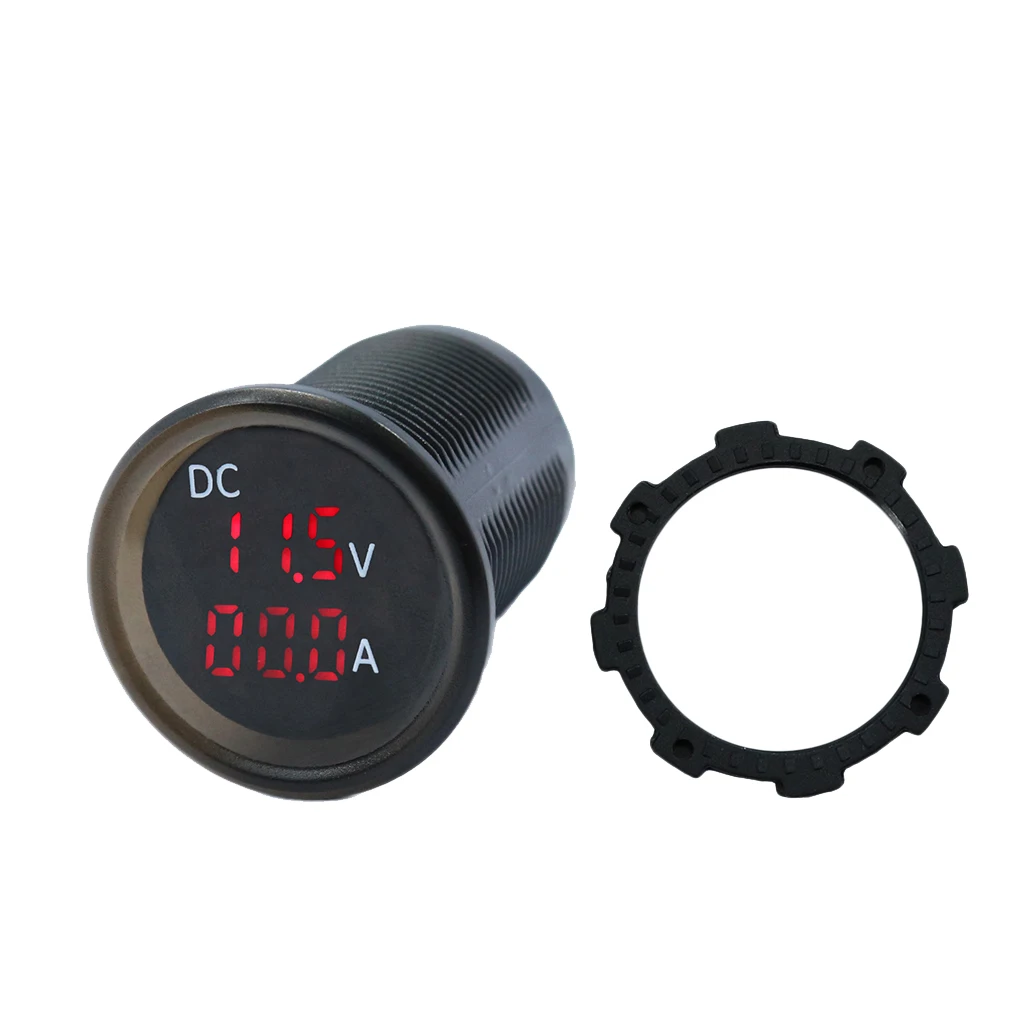 DC 4 5 30 V 0 15A двойной Красный светодиодный цифровой вольтметр Амперметр